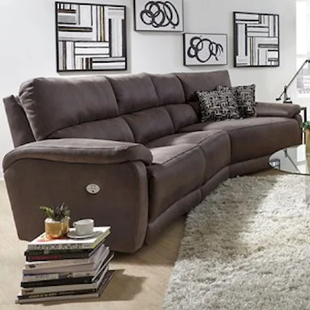 Three and 1/2 Seat Sectional Sofa